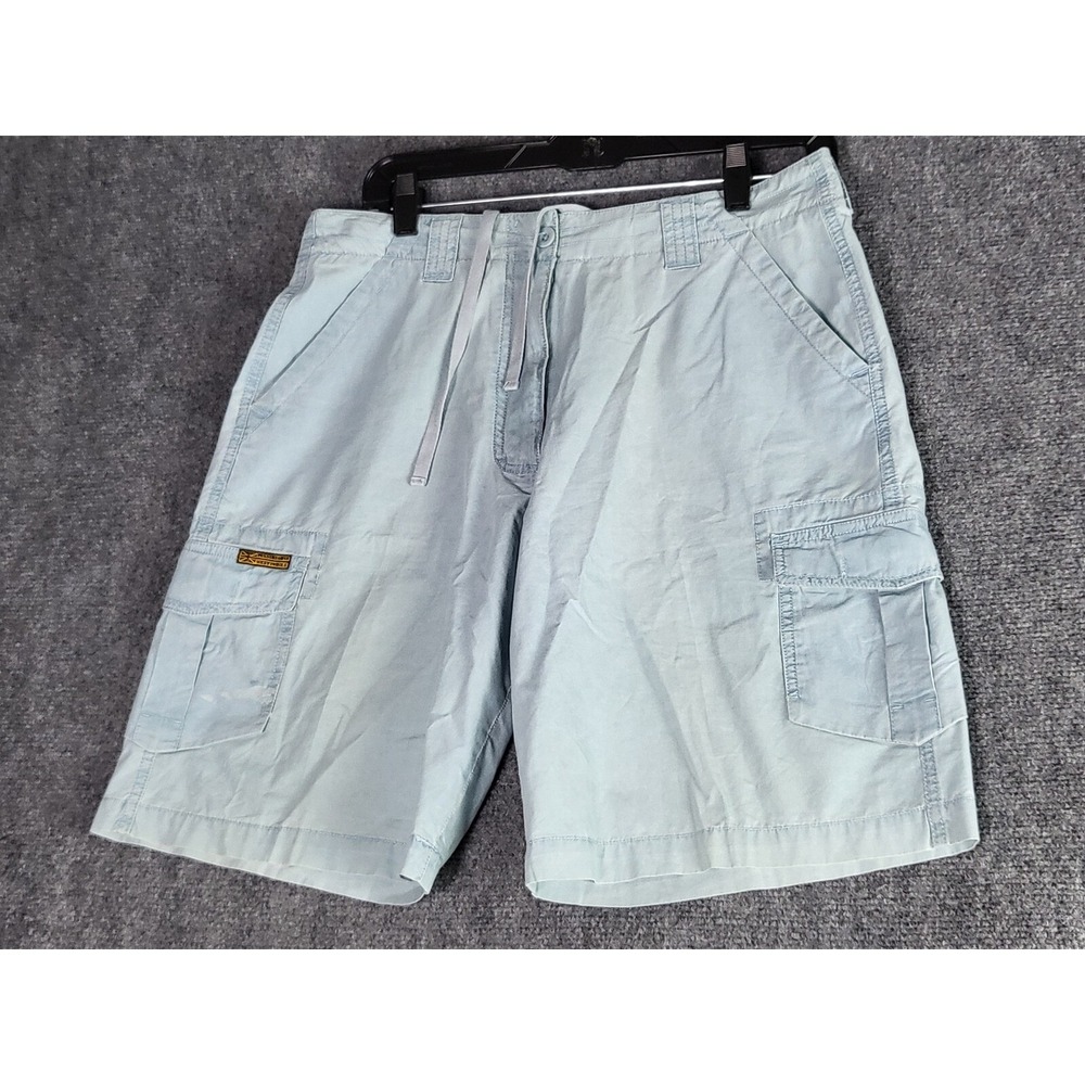 Pusser's BVI Cargo Shorts Nautical Tropical Islandwear Cotton Blue Women Size 12